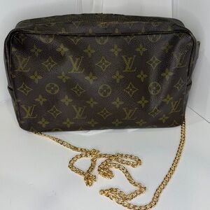Louis Vuitton Shoulder Bag Pouch Clutch Vintage Authentic Project Bag
